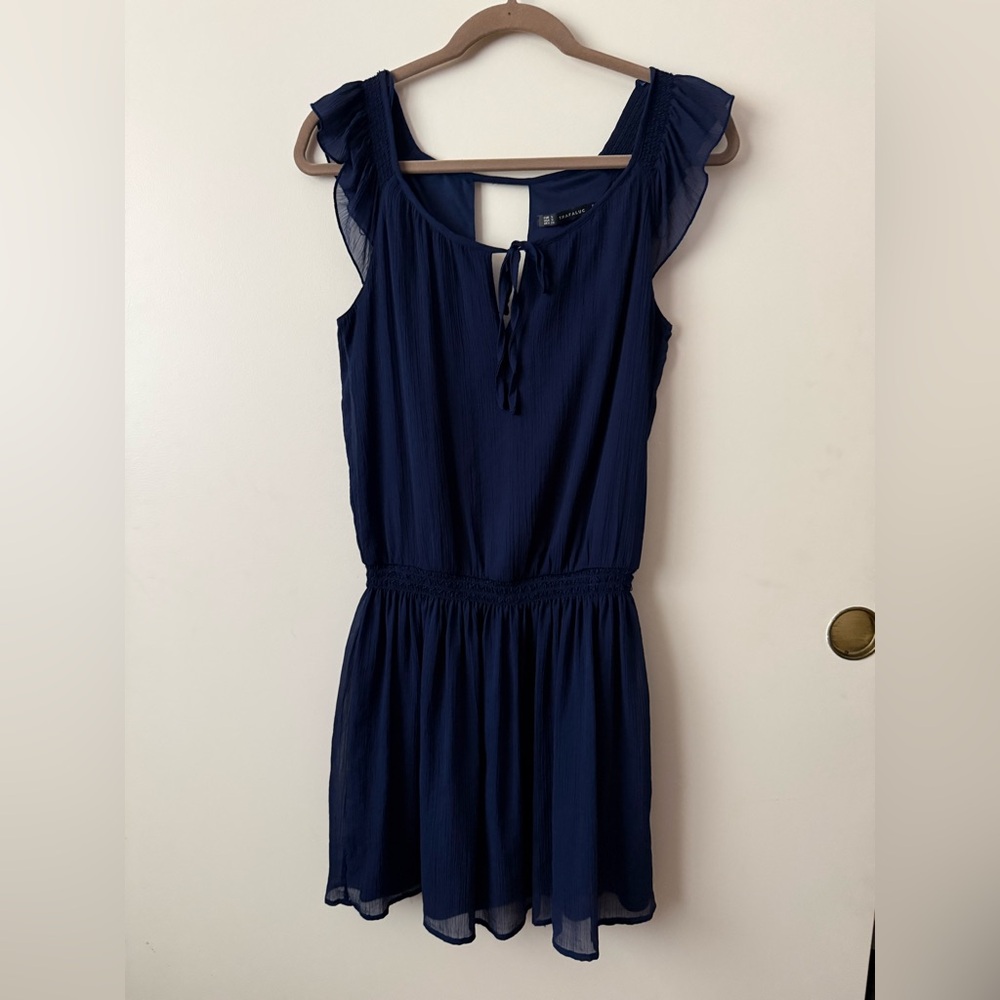 Zara blue dress Small